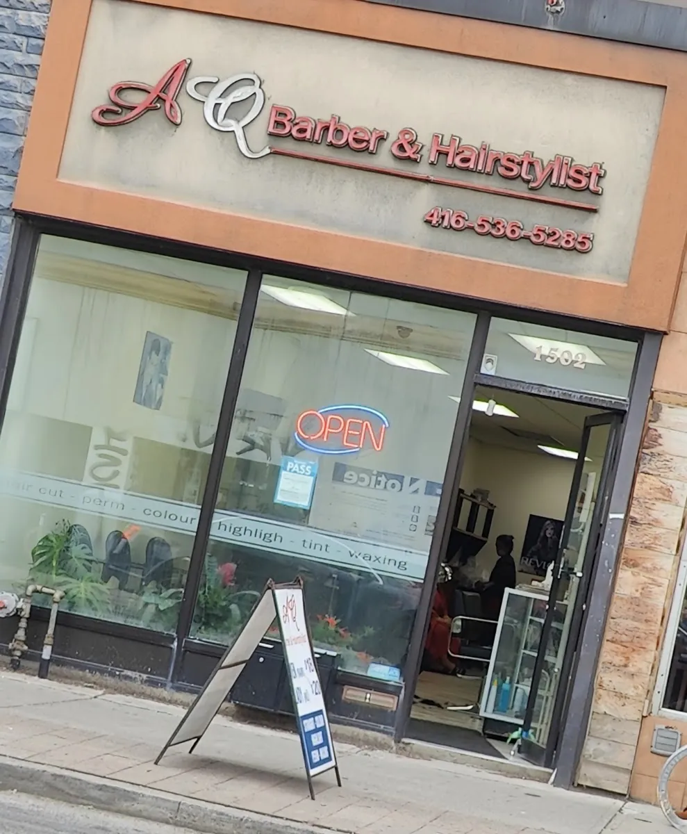 AQ Barber & Hairstylist, hair salon at 1502 Queen Street West in Old Toronto, Toronto