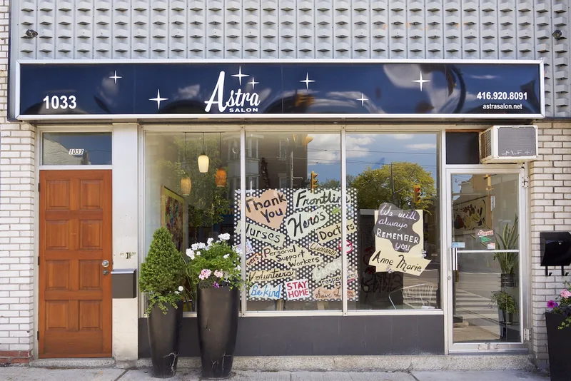 Astro Salon, beauty salon at 1033 St. Clair Avenue West in York, Toronto