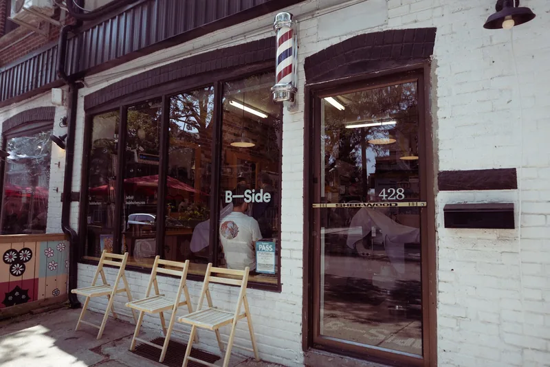 B-Side Barbers, hair salon at 428 St. Clarens Avenue in Old Toronto, Toronto