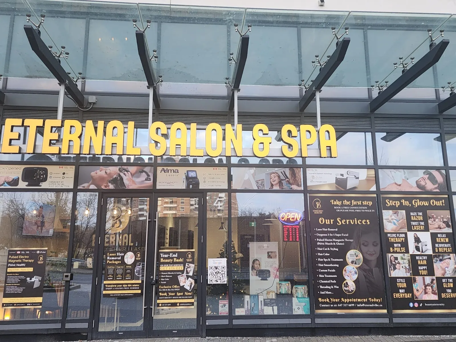 Eternal Salon & Spa, hair salon at 68 Cordova Avenue in Etobicoke, Toronto
