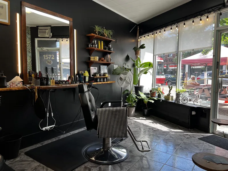 La Barbería, hair salon at 1572 Dundas Street West in Old Toronto, Toronto