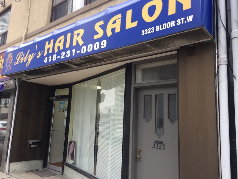 Lily's Hair Salon, hair salon at 3323 Bloor Street West in Etobicoke, Toronto