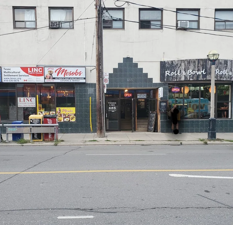 Mesobs Restaurant, african kitchen at 685 Lansdowne Avenue in Old Toronto, Toronto