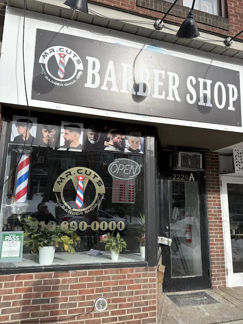 Mr. Cuts Barber Shop, hair salon at 2220 Queen Street East in Old Toronto, Toronto
