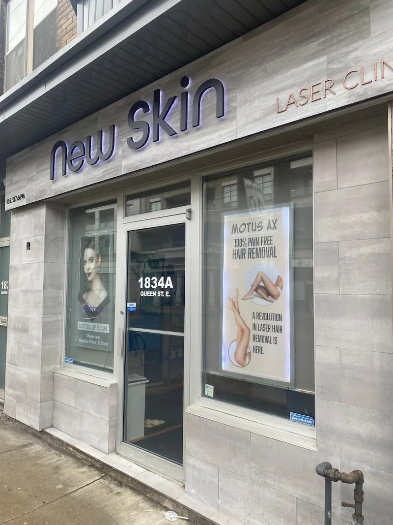New Skin, beauty salon at Queen Street East in Old Toronto, Toronto