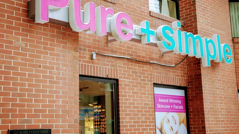 Pure + Simple, beauty salon at 725 King Street West in Old Toronto, Toronto