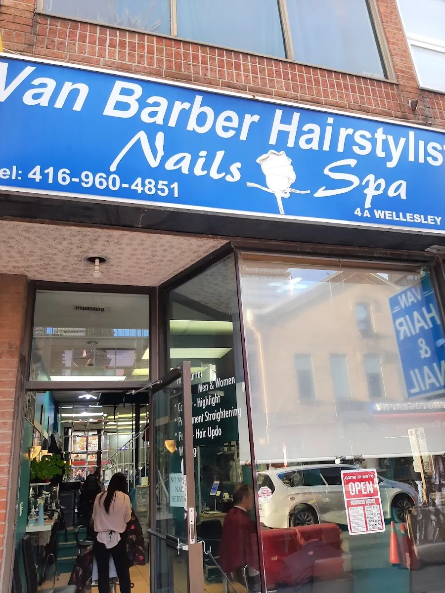 Van-Thi Barber & Hair Stylist;Van Barber & Hair Stylists, hair salon at 4 Wellesley Street West in Old Toronto, Toronto