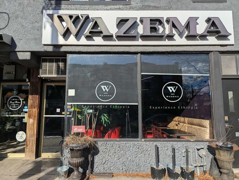 Wazema Ethiopian Restaurant, african kitchen at 1360 Danforth Avenue in East York, Toronto