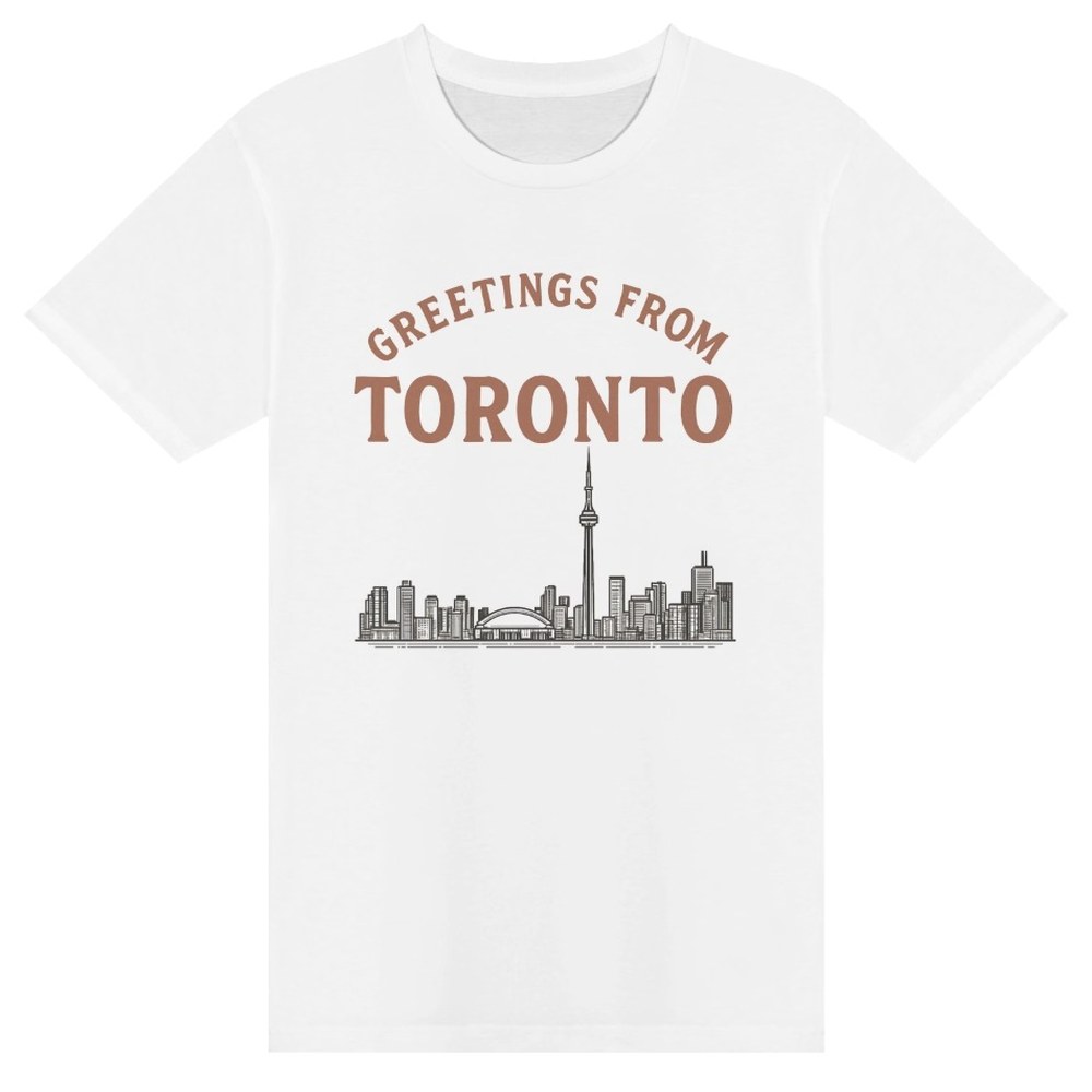 Greetings From Toronto T-Shirt - Vintage Postcard Tee, See The Six Toronto merch